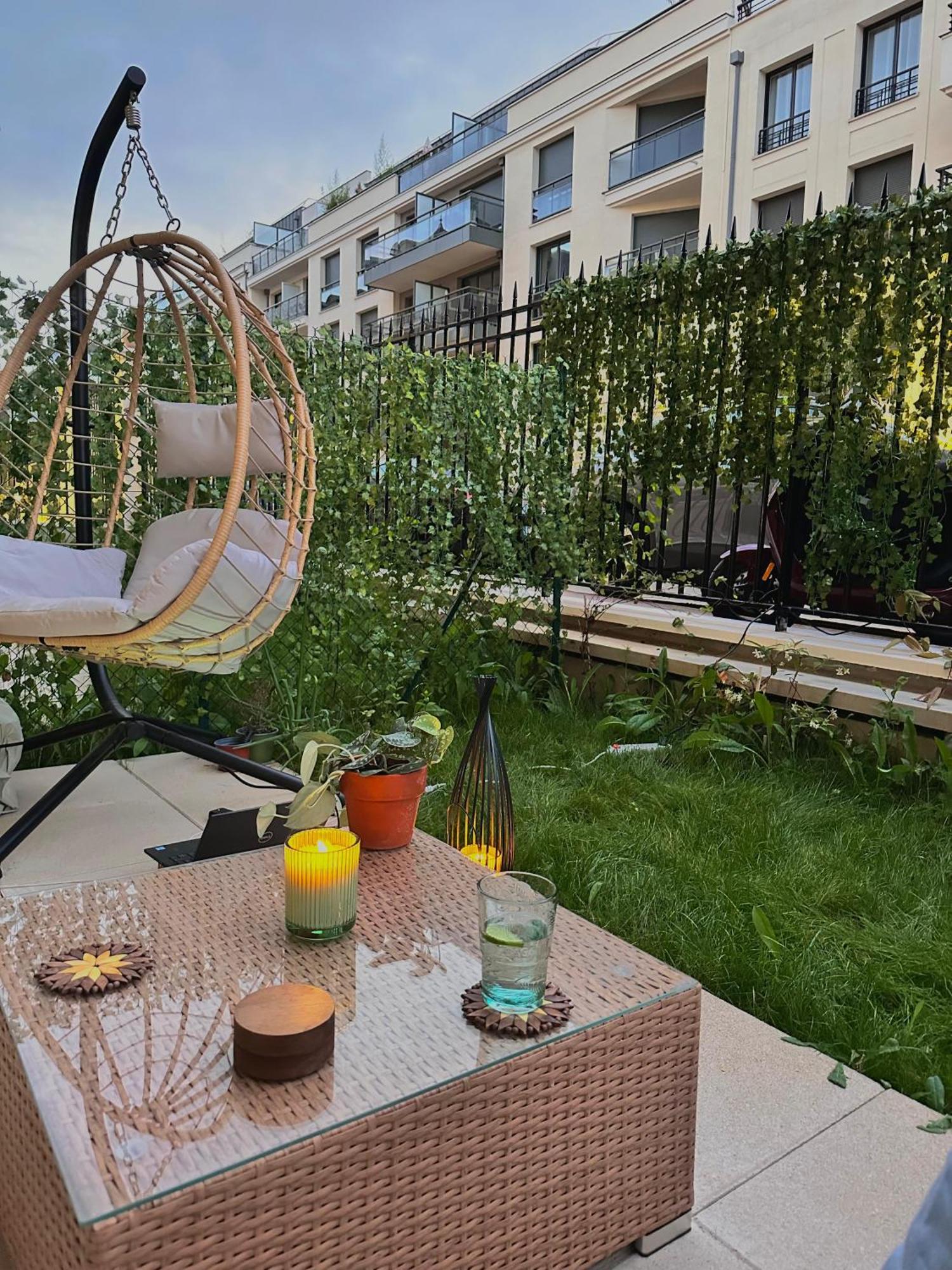 Cosy Summer Stay In Boho Style Apartment - 8 Mins From Paris Center - Garden And Underground Parking Clamart Eksteriør billede